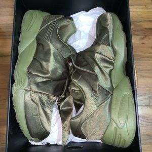 FENTY Puma Olive Bow Sneakers
